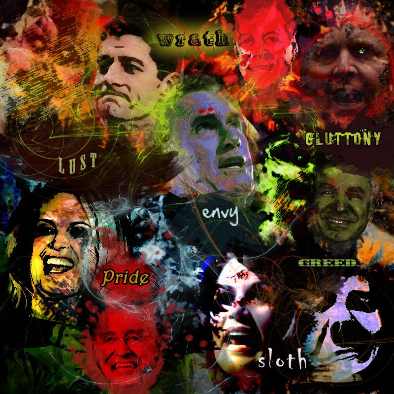7 Deadly Sins - True Face of Sin, The true face of political figures.