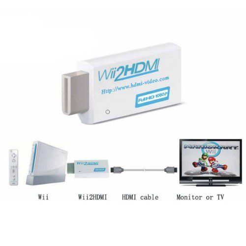 Brand NEW WII TO Hdmi Converter Mini Supports 720P 1080P Full HD ...