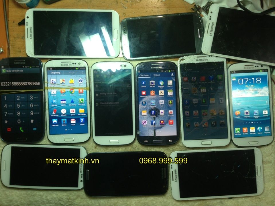 Chuyên Thay mặt Kính Iphone 5, Samsung S3, S4, S2, S1, Note2, Note1, T989, I717, I727 - 10