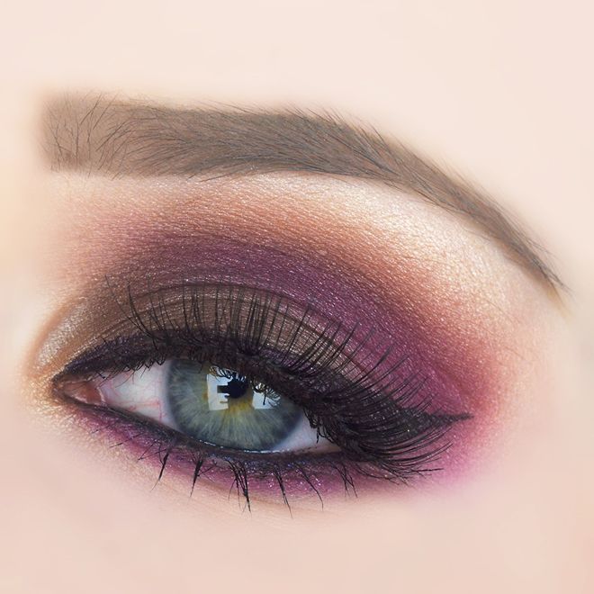 essence liquid ink eyeliner edgy plum bronzy
