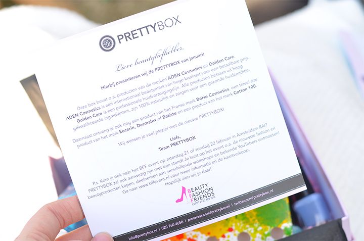 prettybox unboxing januari 2015