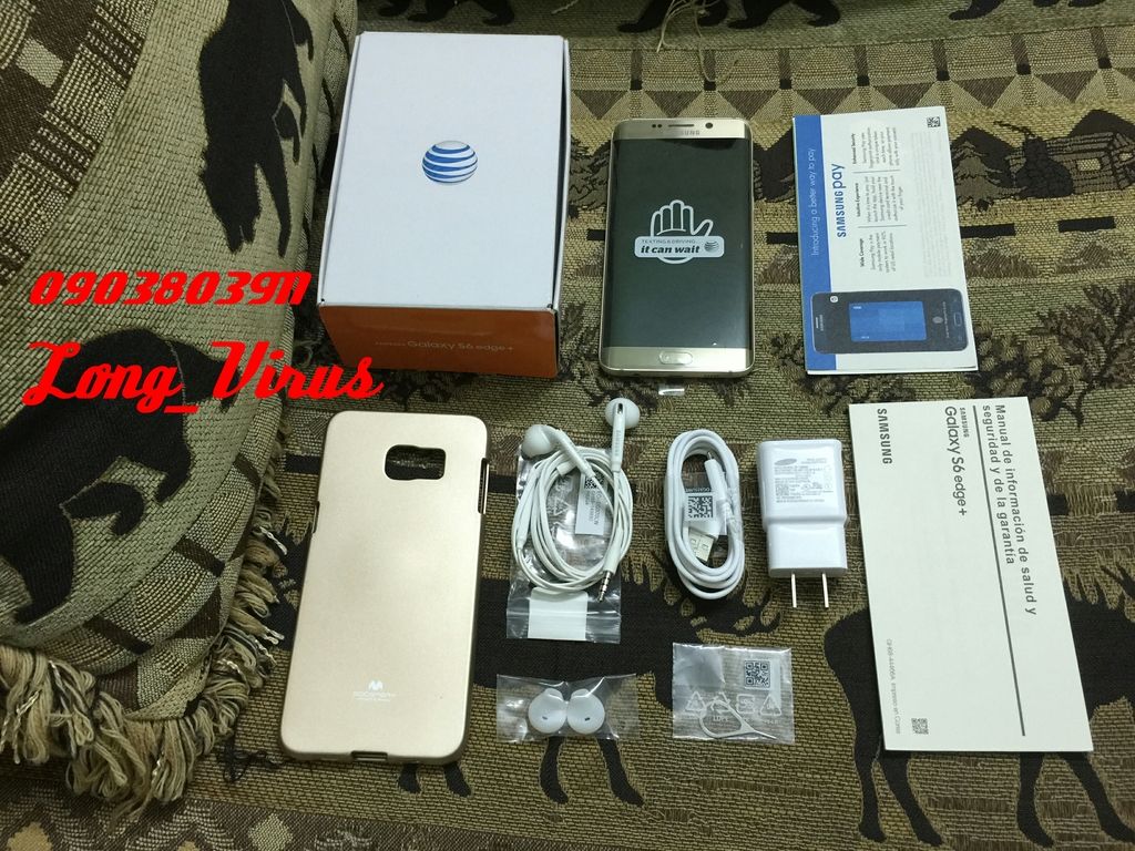 Galaxy S6 Edge Plus 64gb xách tay USA vừa nhập code lên quốc tế ít hô , full box