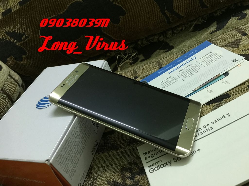 Galaxy S6 Edge Plus 64gb xách tay USA vừa nhập code lên quốc tế ít hô , full box - 7