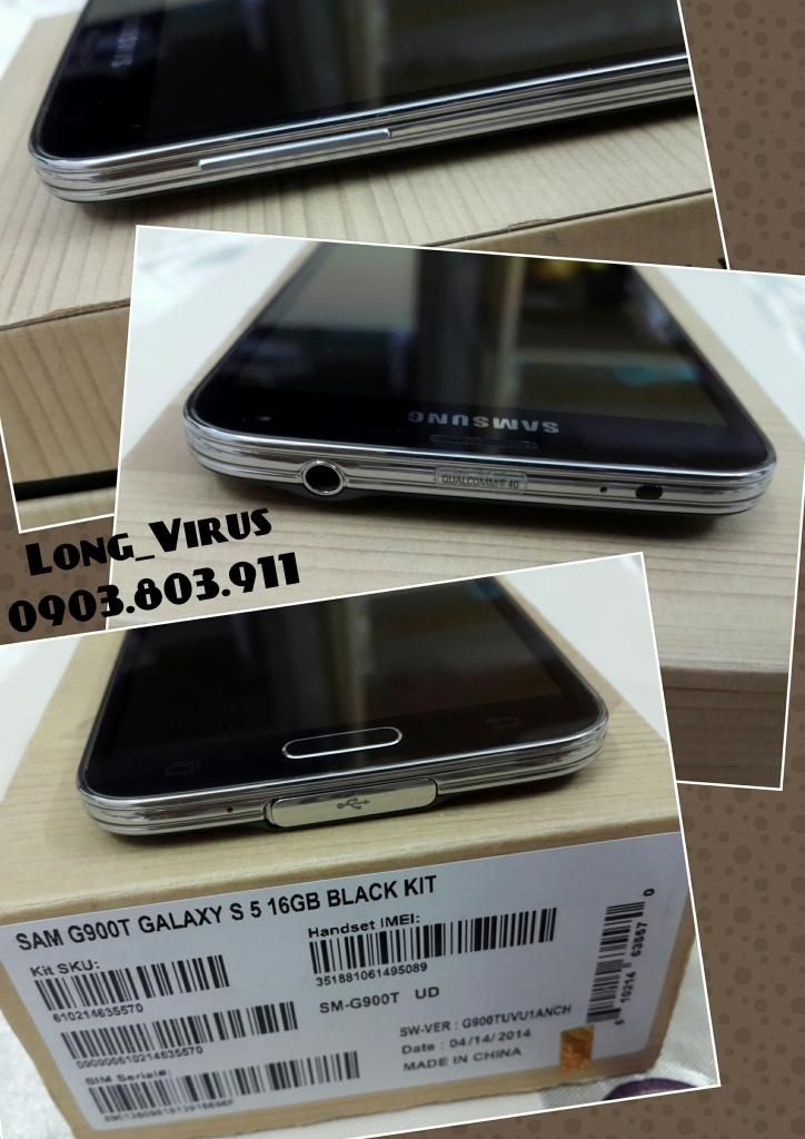 cần bán 1 cây Samsung Galaxy S5 màu xanh đen - like new - còn bh của hàng đến T7/2015 - 2