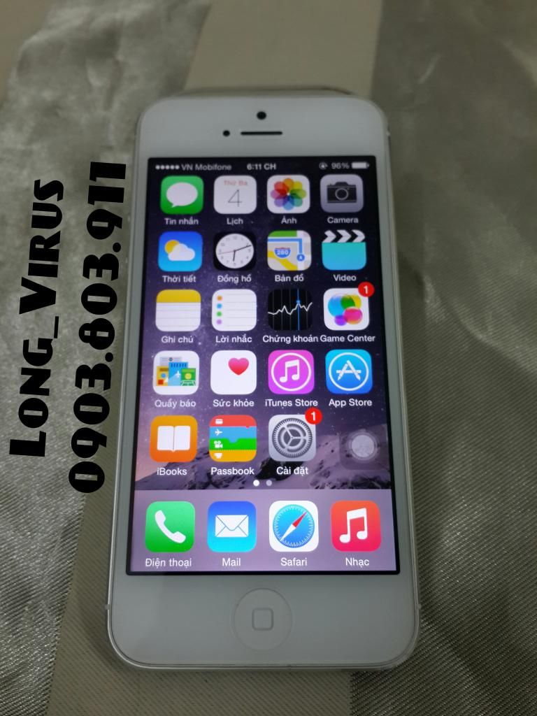 1 cây Iphone 5 màu Trắng và 1 cây Iphone 5s màu Vàng [có nhiều hình thật tham khảo]