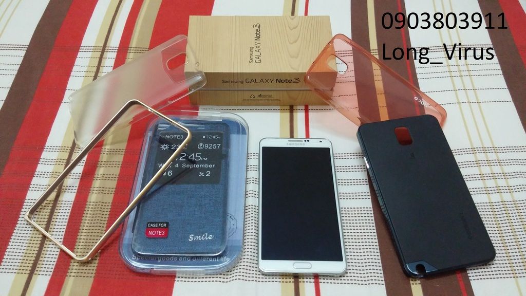 lên đời 6plus-cho ra đi GalaxyNote3 màu Trắng-đẹp leng keng-nữ xài-tặng nhìu ốp lưng - 1