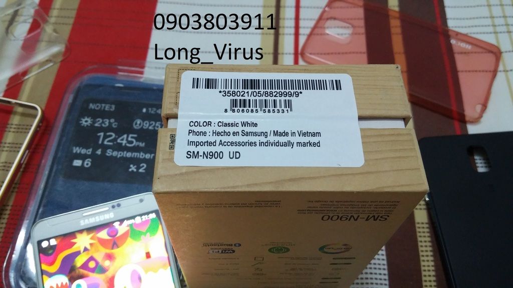 lên đời 6plus-cho ra đi GalaxyNote3 màu Trắng-đẹp leng keng-nữ xài-tặng nhìu ốp lưng - 2