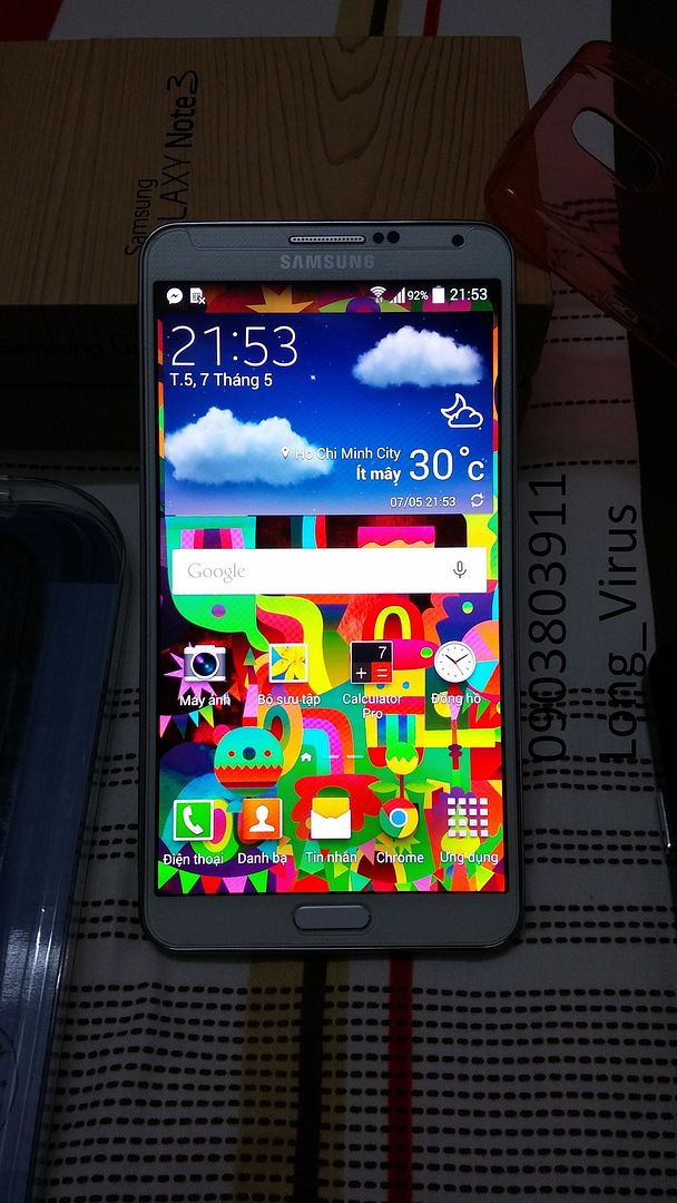 lên đời 6plus-cho ra đi GalaxyNote3 màu Trắng-đẹp leng keng-nữ xài-tặng nhìu ốp lưng - 5