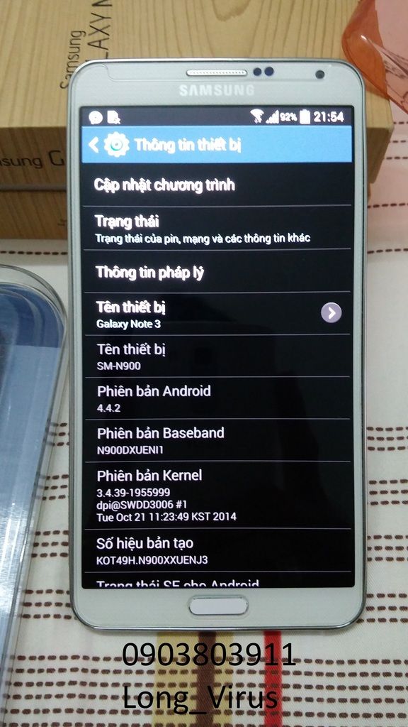 lên đời 6plus-cho ra đi GalaxyNote3 màu Trắng-đẹp leng keng-nữ xài-tặng nhìu ốp lưng - 4