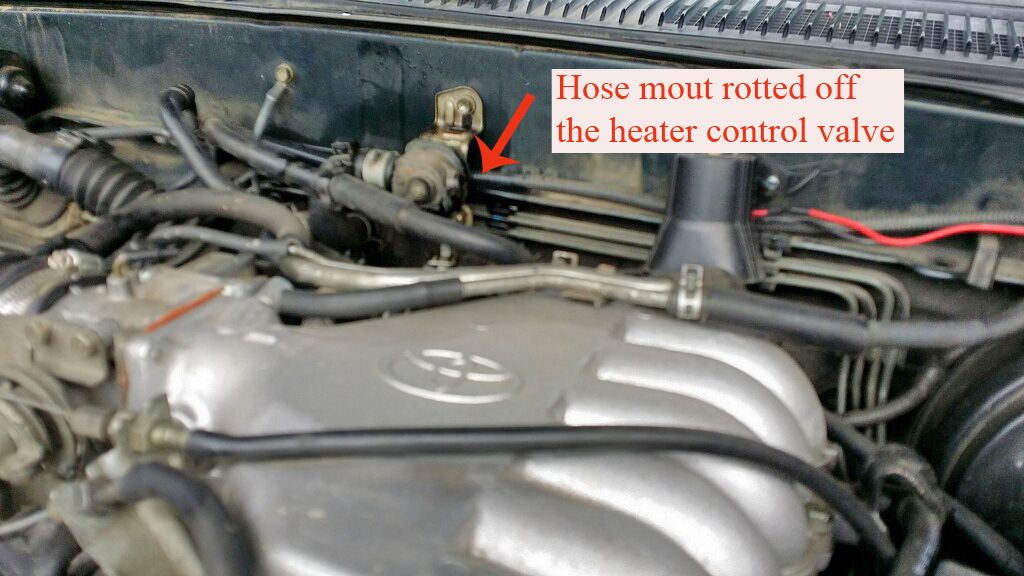 heater control valve failed (pic's) Toyota 4Runner Forum Largest