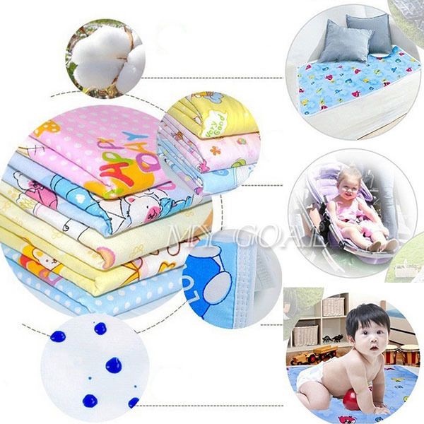 Baby Kids Waterproof Protector Mattress Sheet Bedding Diapering Nappy