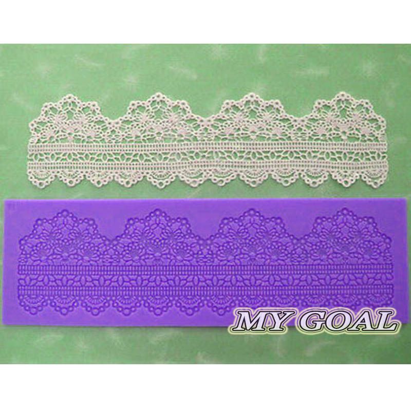 Flower Silicone Lace Fondant Embossing Mat Cake Decorating Mold Sugarcraft Mould eBay