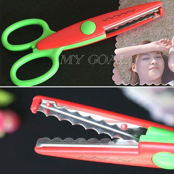 6X Decorative Craft Border Scissors Scallop Wavy Fancy Pinking Paper