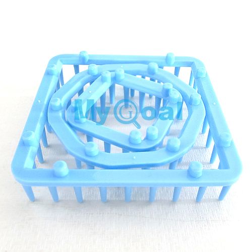 9PCS Flower Knitting Loom Knit Daisy Pattern Maker Wool Yarn Needle