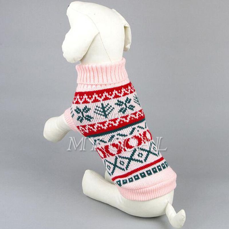Pet-Dog-Sweater-Warm-Clothes-Snowflake-Puppy-Cat-Winter-Jumper-Knit-Coat-Apparel