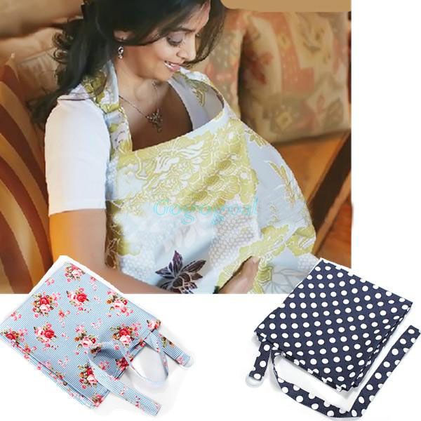 baby Breastfeeding Nursing Cover Blanket Breathable Cotton Cover Up Mum Ponch eBay