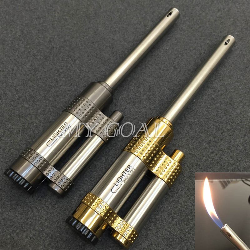 Long Reach Tube BBQ Fire Cigarette Lighter Igniter Starter Refillable Butane Gas eBay