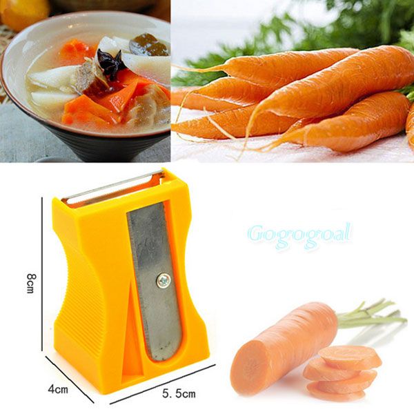 Cucumber Carrot Sharpener Kitchen Gadget Peeler Fruit Vegetable Curl