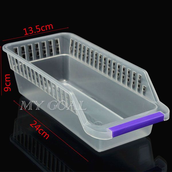 Storage Collecting Box Basket Kitchen Refrigerator Fruit Organiser Rack