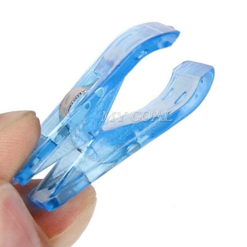 50pcs PVC Colors Wonder Clips Fabric Clamps for Patchwork Sewing Craft