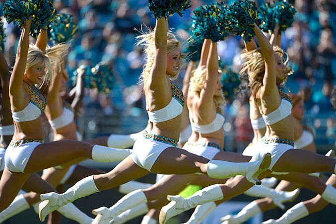 Jacksonville Jaguars - NFL cheerleaders november 2012 / девушки из групп поддержки в американском футболе