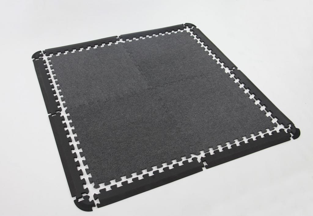 Sloped Edging Tapered Beveled Edges Corner for EVA Carpet Tiles