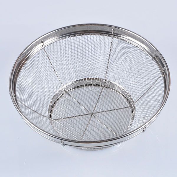 Stainless Steel Fine Mesh Colander Strainer Sifter Sieve Kitchen Food ...