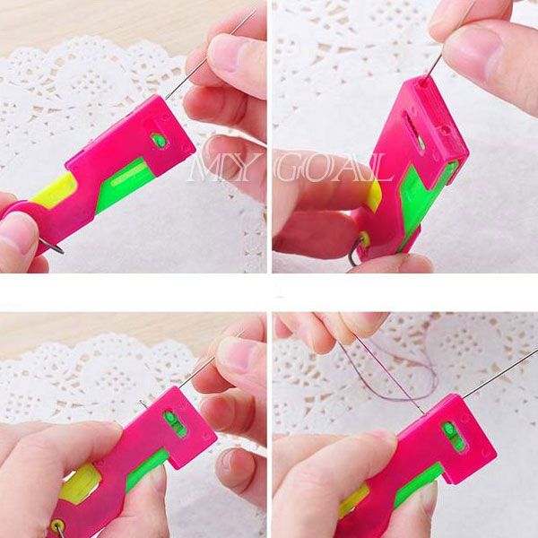 Automatic Thread Sewing Supplies Sewing Needle Threader Thimble Thread Tool x 2 11 99052 3 zps836f4ba7