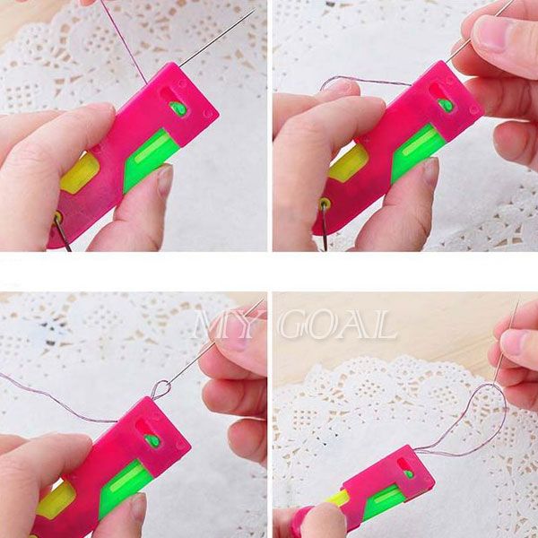 Automatic Thread Sewing Supplies Sewing Needle Threader Thimble Thread Tool x 2 12 99052 4 zps4042ba4e